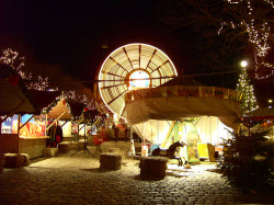 Pariserhjulet under julmarknaden i Helsingör
